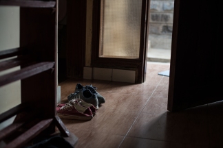 First photo I took after I got to Africa, had some nice cloudy morning light right on the front door. We always leave the door open during the day... probably the only reason I noticed it!